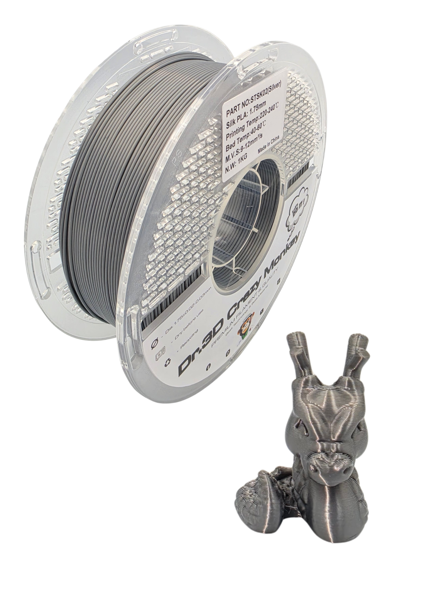 Dr.3D Crazy Monkey PLA SILK 1,75mm 1kg