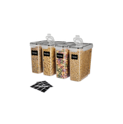 4x 4L Vorratsdosen (SET)/ Filament Trockenbox Transparent