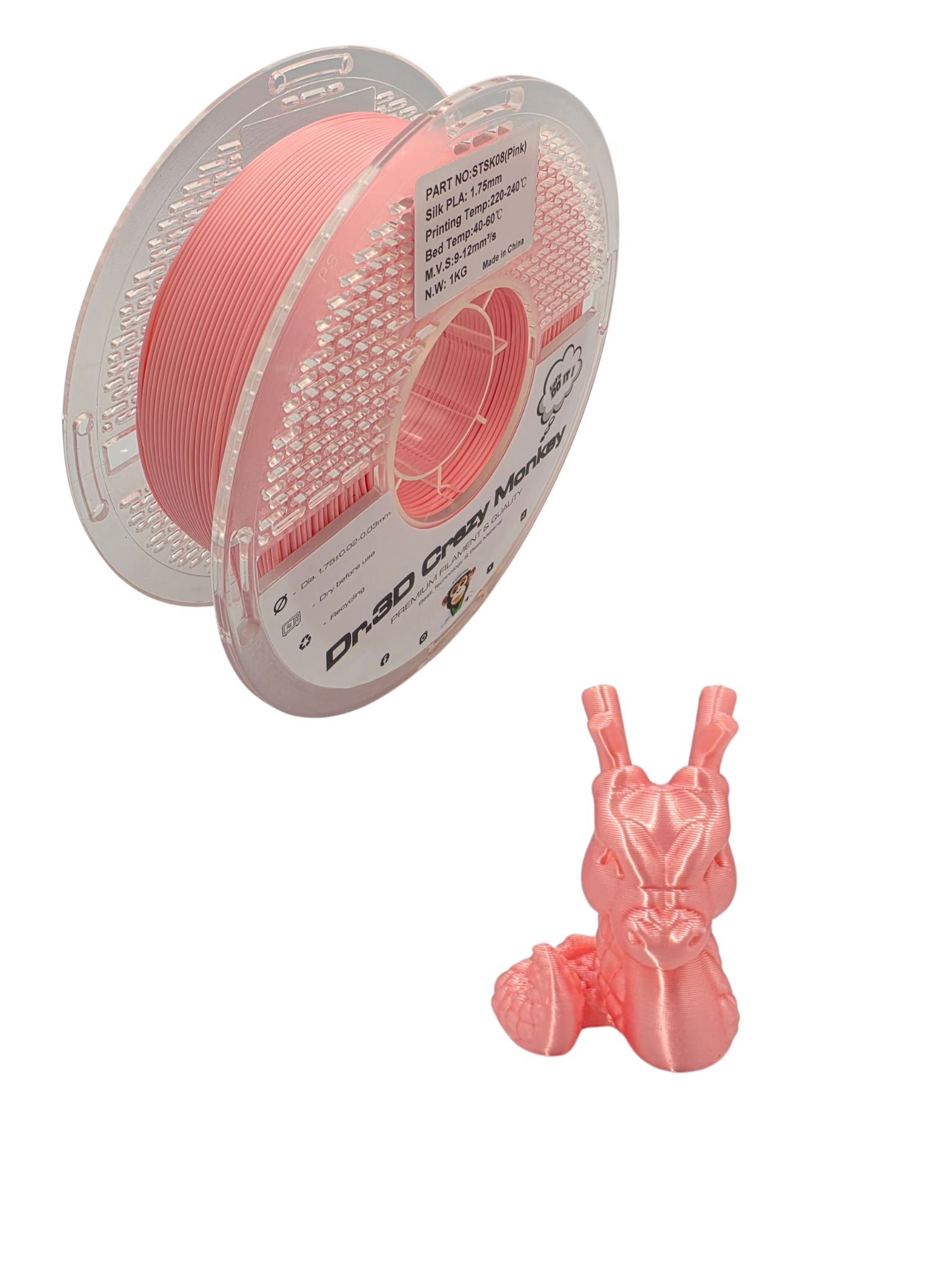 Dr.3D Crazy Monkey PLA SILK 1,75mm 1kg