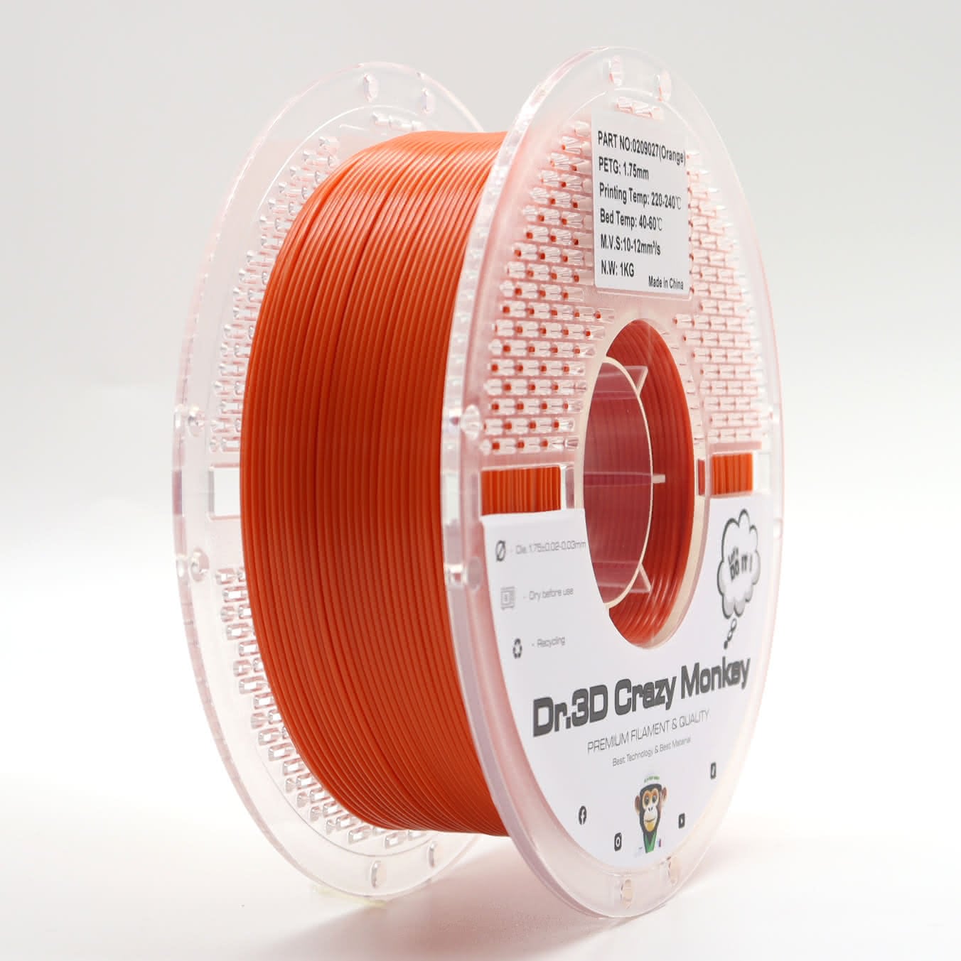 Dr.3D Crazy Monkey PETG 1,75mm 1kg