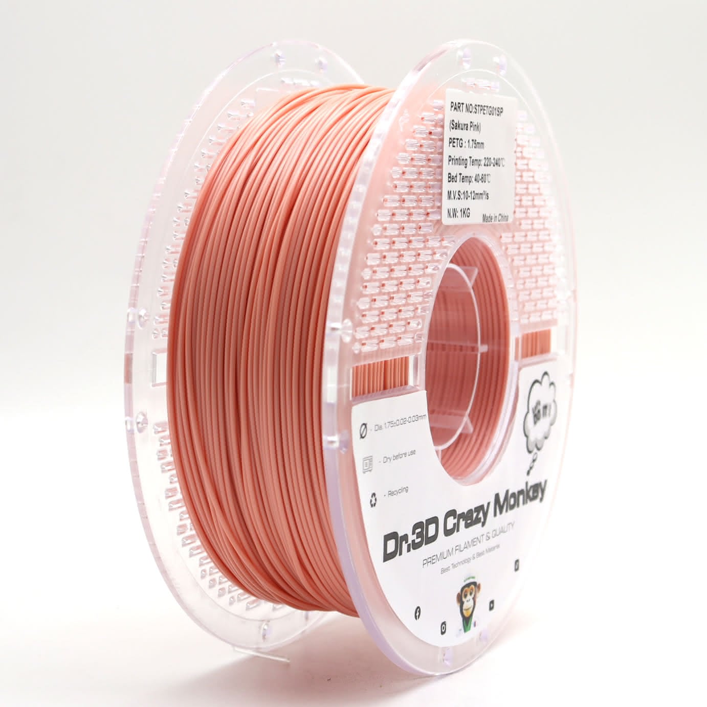 Dr.3D Crazy Monkey PETG 1,75mm 1kg