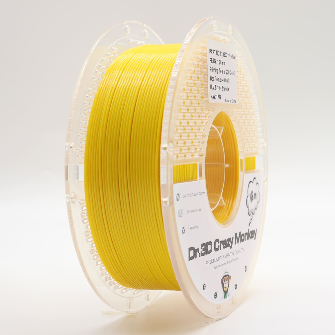 Dr.3D Crazy Monkey PETG 1,75mm 1kg