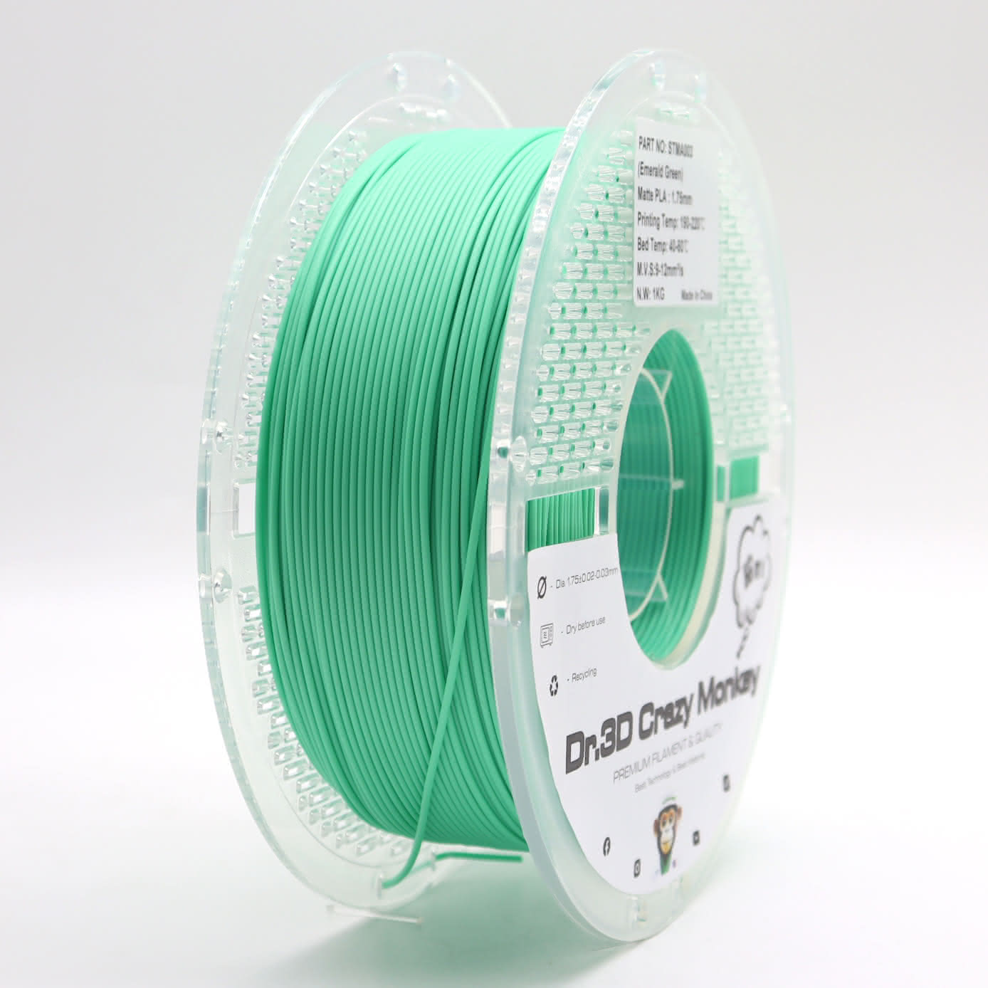 Dr.3D Crazy Monkey PLA Matt 1,75mm 1kg
