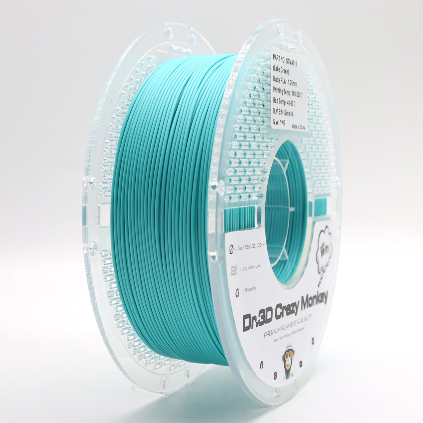 Dr.3D Crazy Monkey PLA Matt 1,75mm 1kg