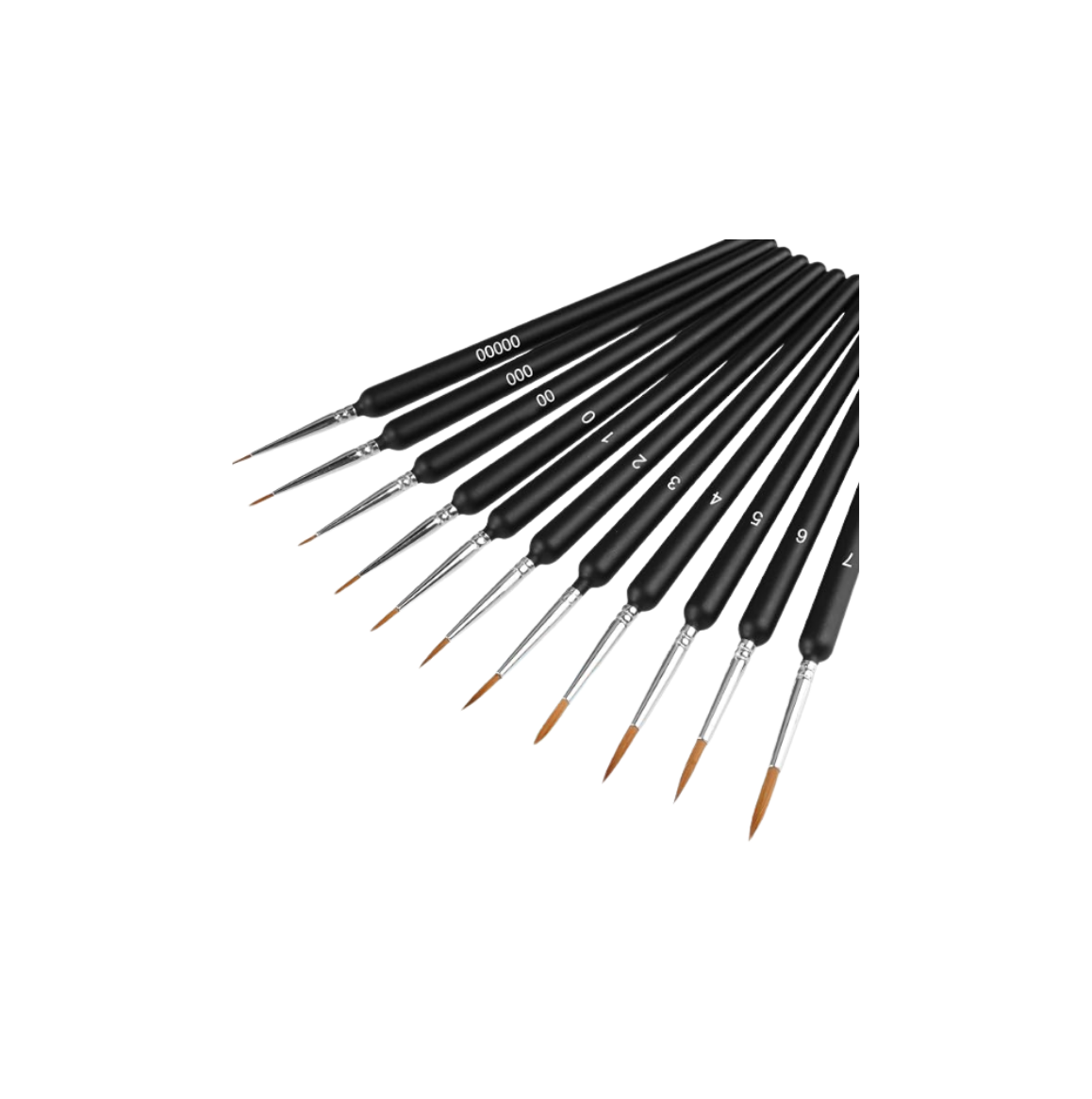 Fein detaillierter Pinsel Set - extra feine Spitzen