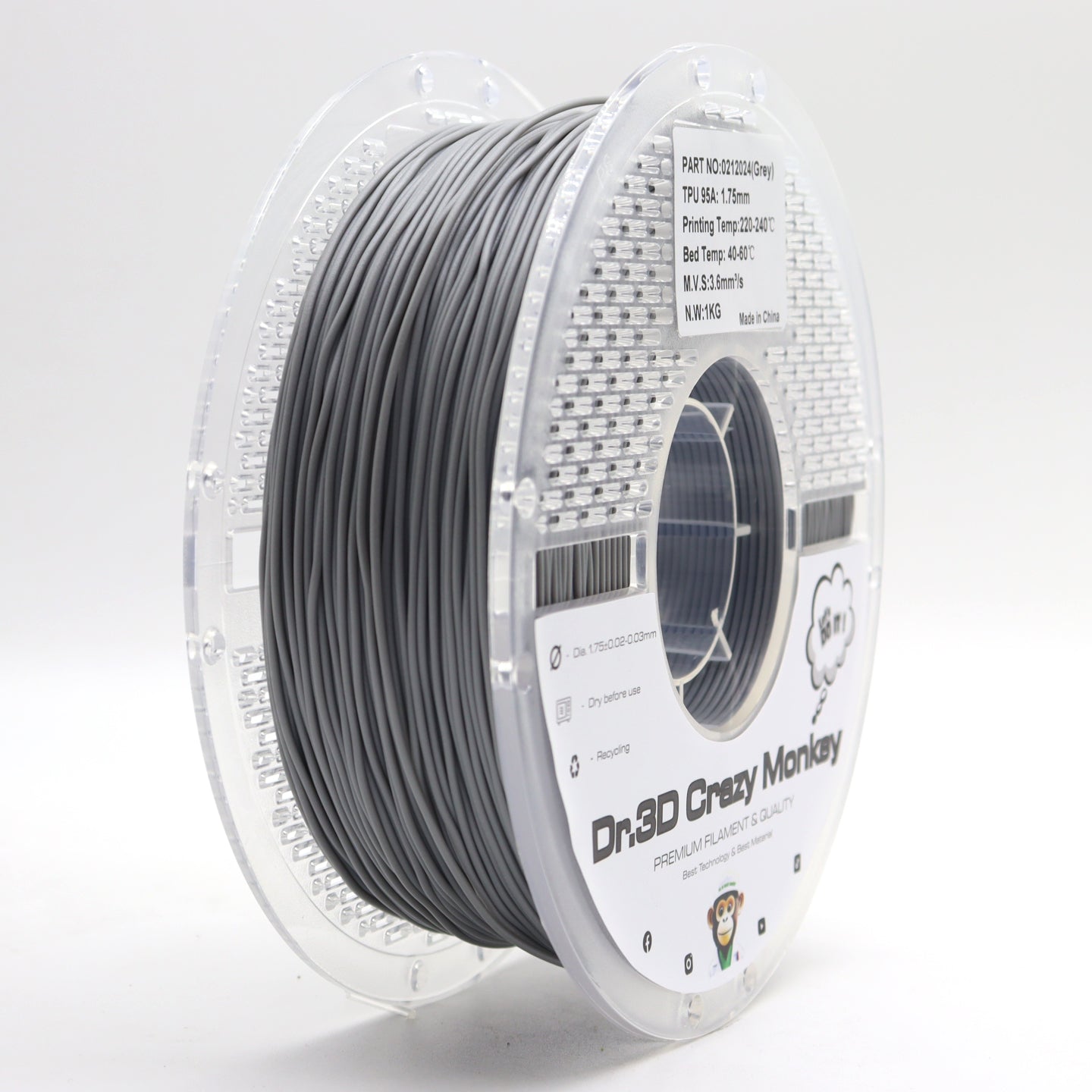 Dr.3D Crazy Monkey TPU 1,75mm 0,75kg